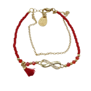 Good Luck Bracelet Infinito Rojo