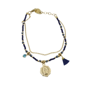 Good Luck Bracelet Azul Virgencita