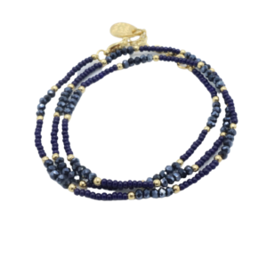 Fashion Bracelet Triple Azul