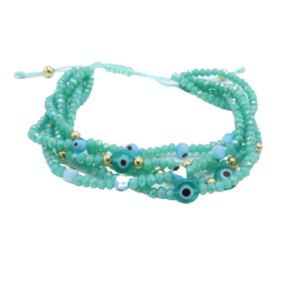 Good Luck Bracelet Ojos Turquesa