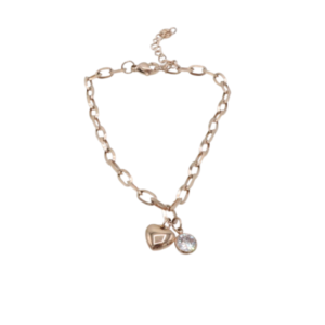 Heart Rose Bracelet