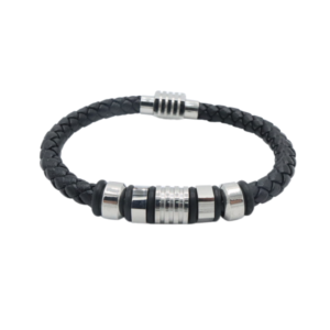 Pulsera Caucho Negra