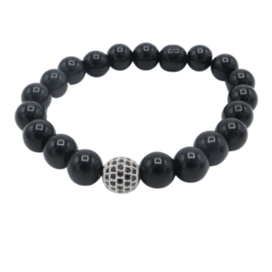 Pulsera Esferas Negra