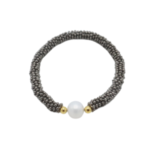 Bracelet Pewter con perla