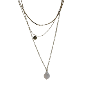 Golden Pearl Necklace