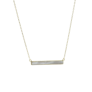 Gold Silver Ópalo Necklace