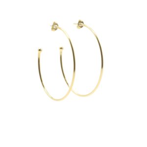 Hoops delgadas doradas