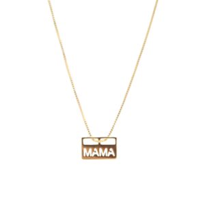 Mom Necklace Golden