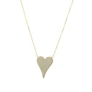 Necklace Corazón dorado