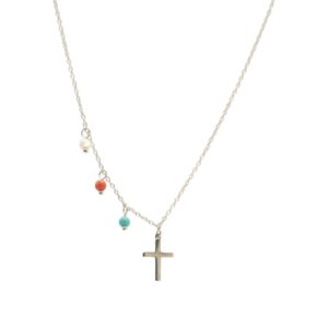 Necklace Cruz tricolor