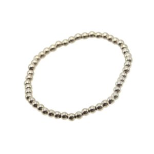 Bracelet Plateado bola pequeña