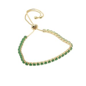 Bracelet Tennis verde
