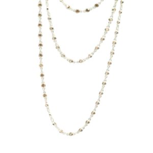 Collar largo triple