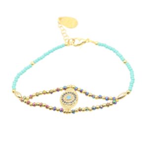 Bracelet turquesa ojo turco