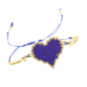 Bracelet Blue Heart