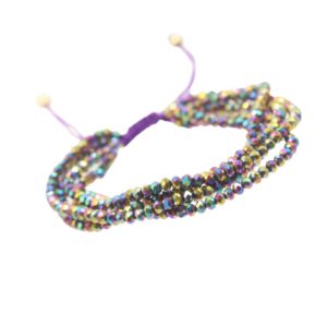 Bracelet Varios hilos tornasol