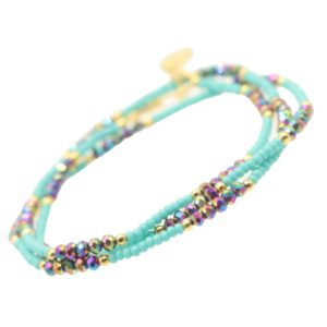 Bracelet triple turquesa