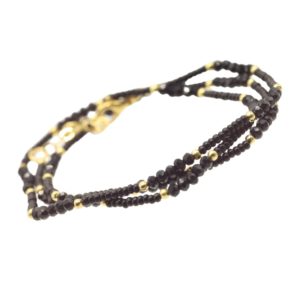 Bracelet triple negro
