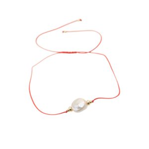 Bracelet hilo rojo madre perla