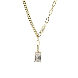 Golden Zircon Necklace