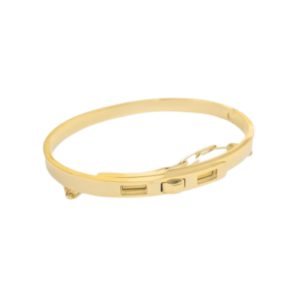 Aro dorado con cadena