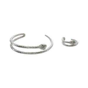 Set aro con anillo Serpiente