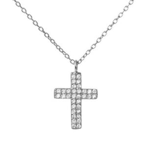 Gargantilla Cruz Plata